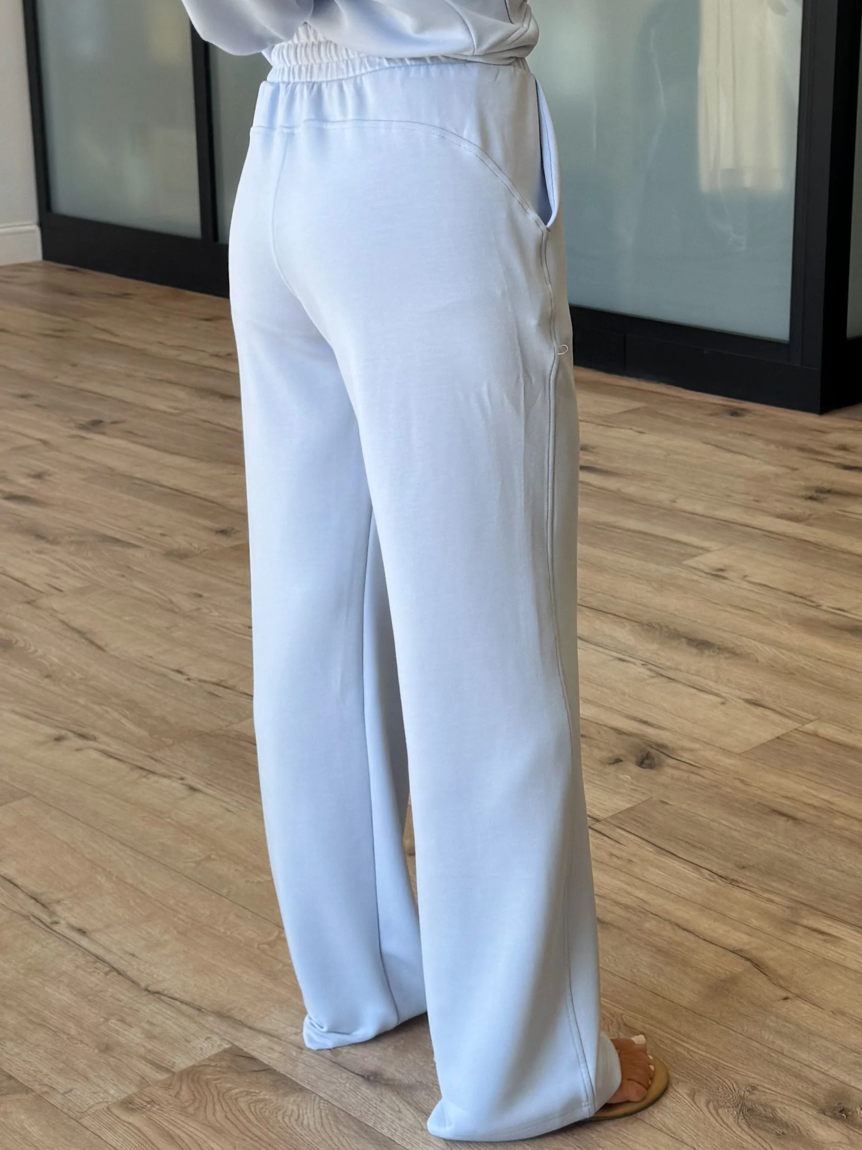 Activate Wide-Leg Sweatpants | Ice | +Plus Available - Image 3