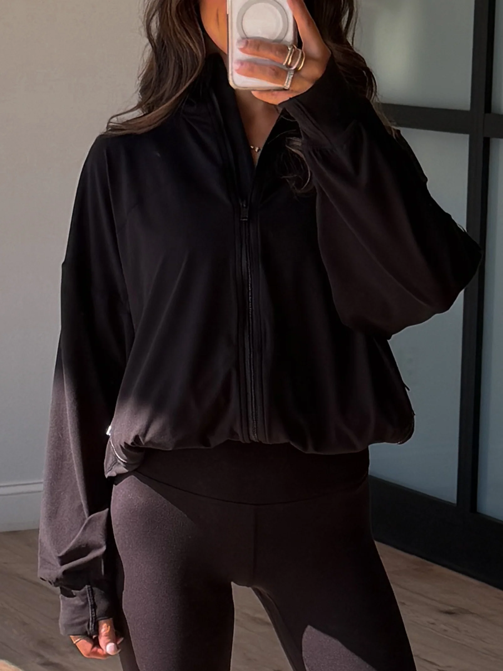 Aero Zip Active Jacket | Black - Image 2