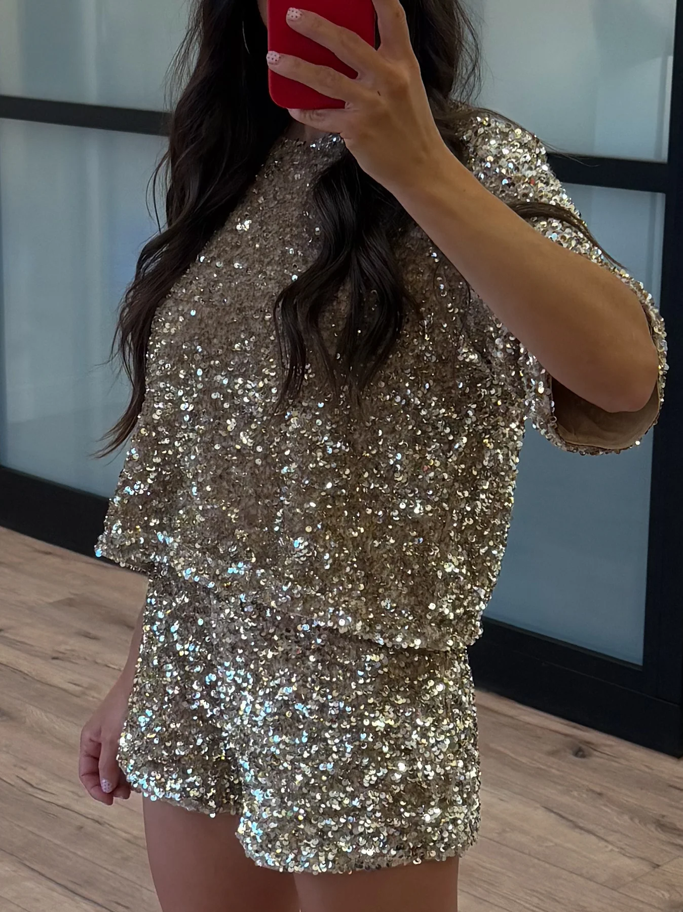All The Shine Sequin Top - Image 3