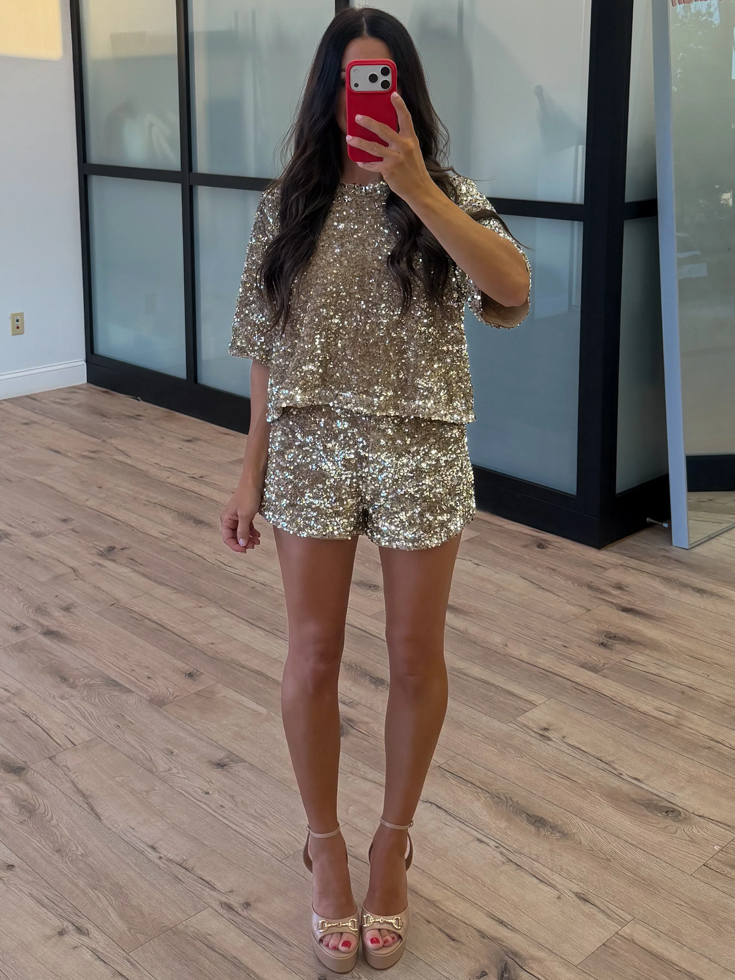 All The Shine Sequin Top - Image 4