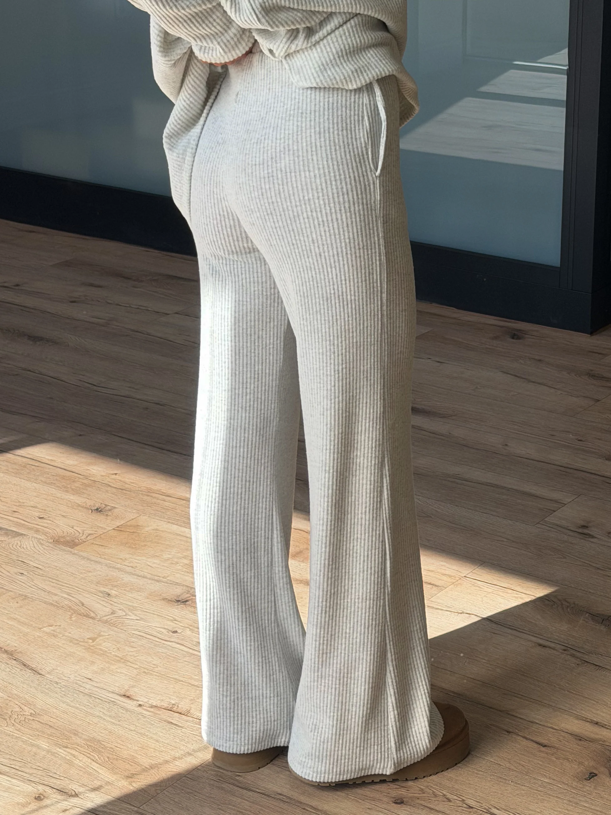 Always Cozy Ribbed Set | Grey | +Plus Available - Image 3