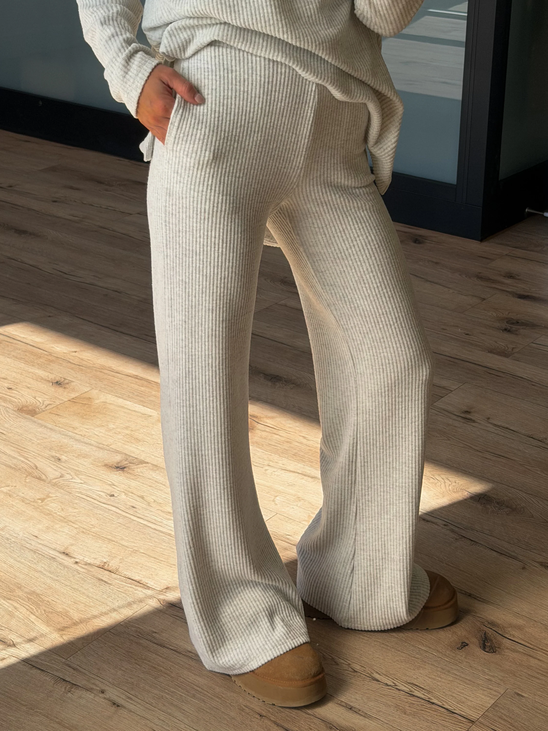 Always Cozy Ribbed Set | Grey | +Plus Available - Image 4