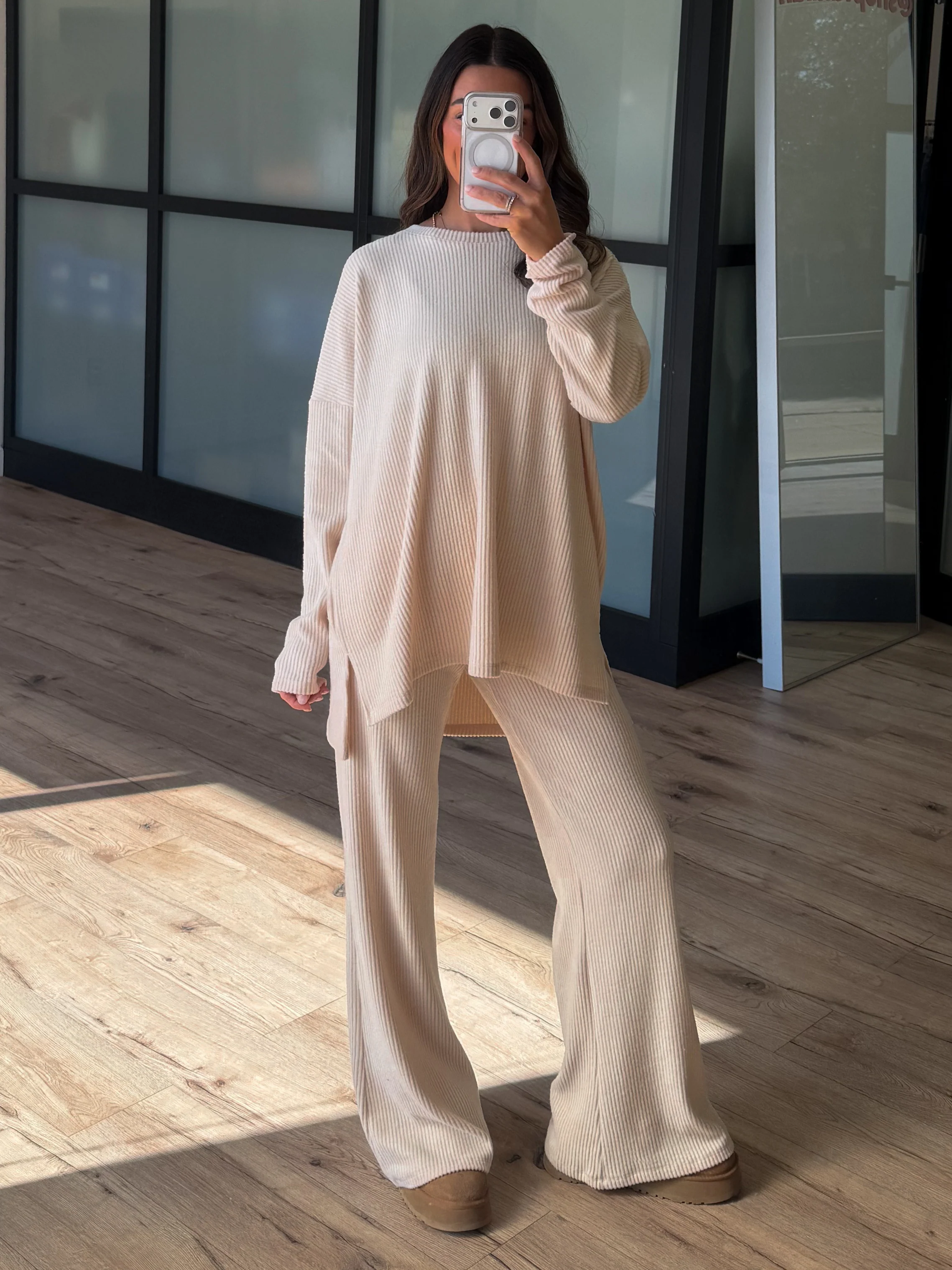 Always Cozy Ribbed Set | Oat | +Plus Available - Image 4