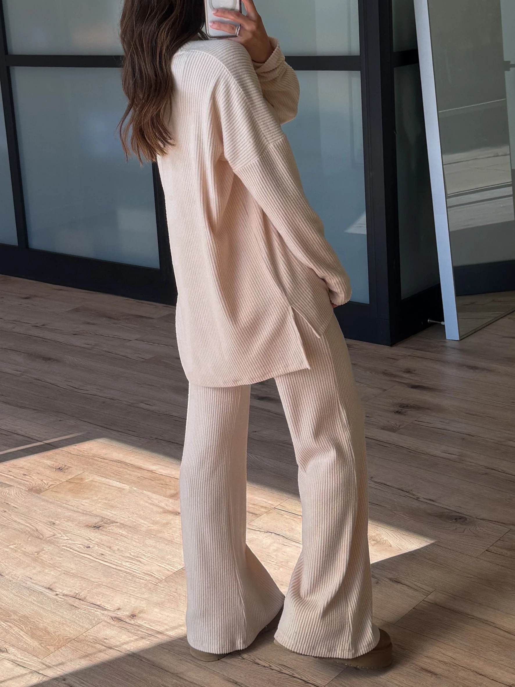 Always Cozy Ribbed Set | Oat | +Plus Available - Image 6