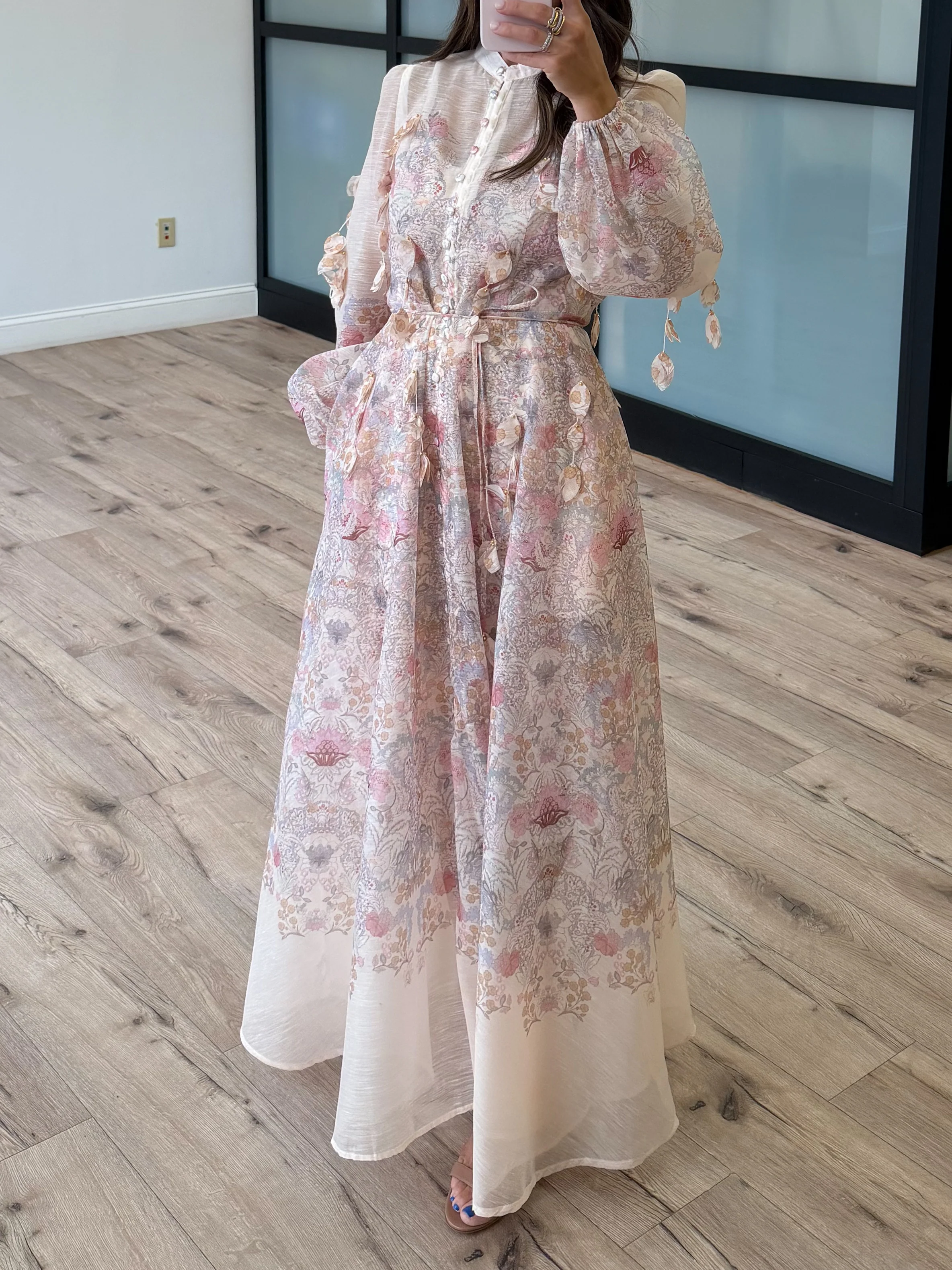Amour Blooms Floral Maxi Dress - Image 3