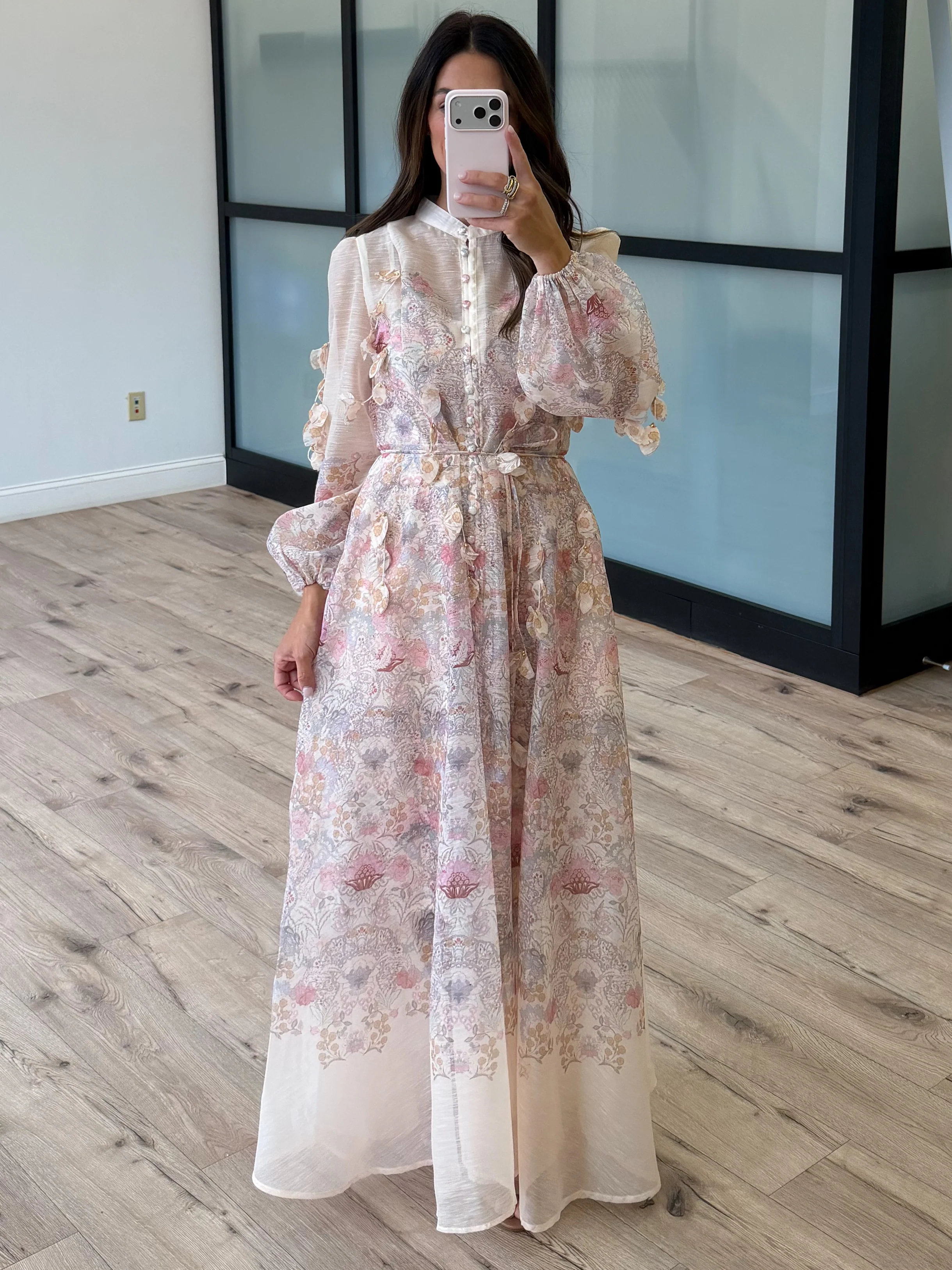 Amour Blooms Floral Maxi Dress - Image 4