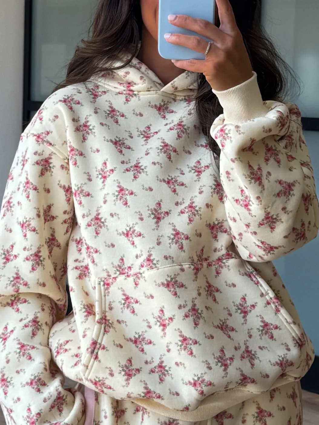 Rosie Blossom Fleece Hoodie - Image 2