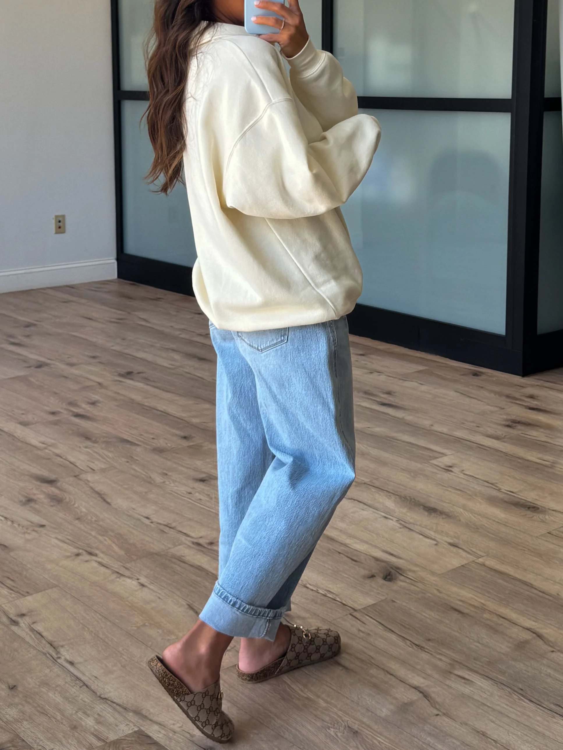 Astor Polo Henley Pullover | Ivory - Image 6