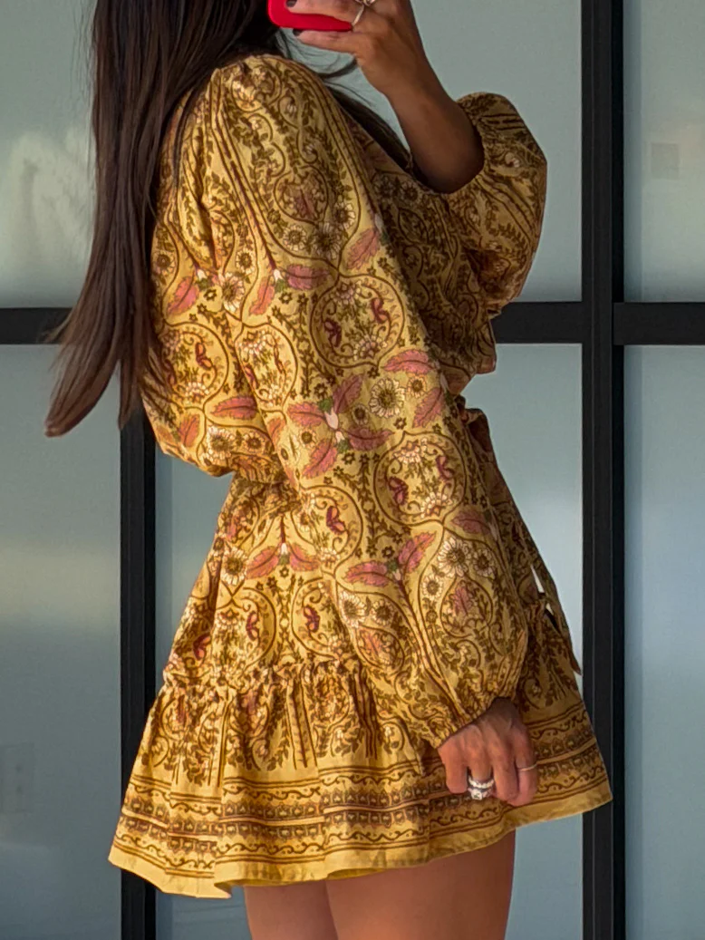 Aurelia Buttoned Dress - Image 3