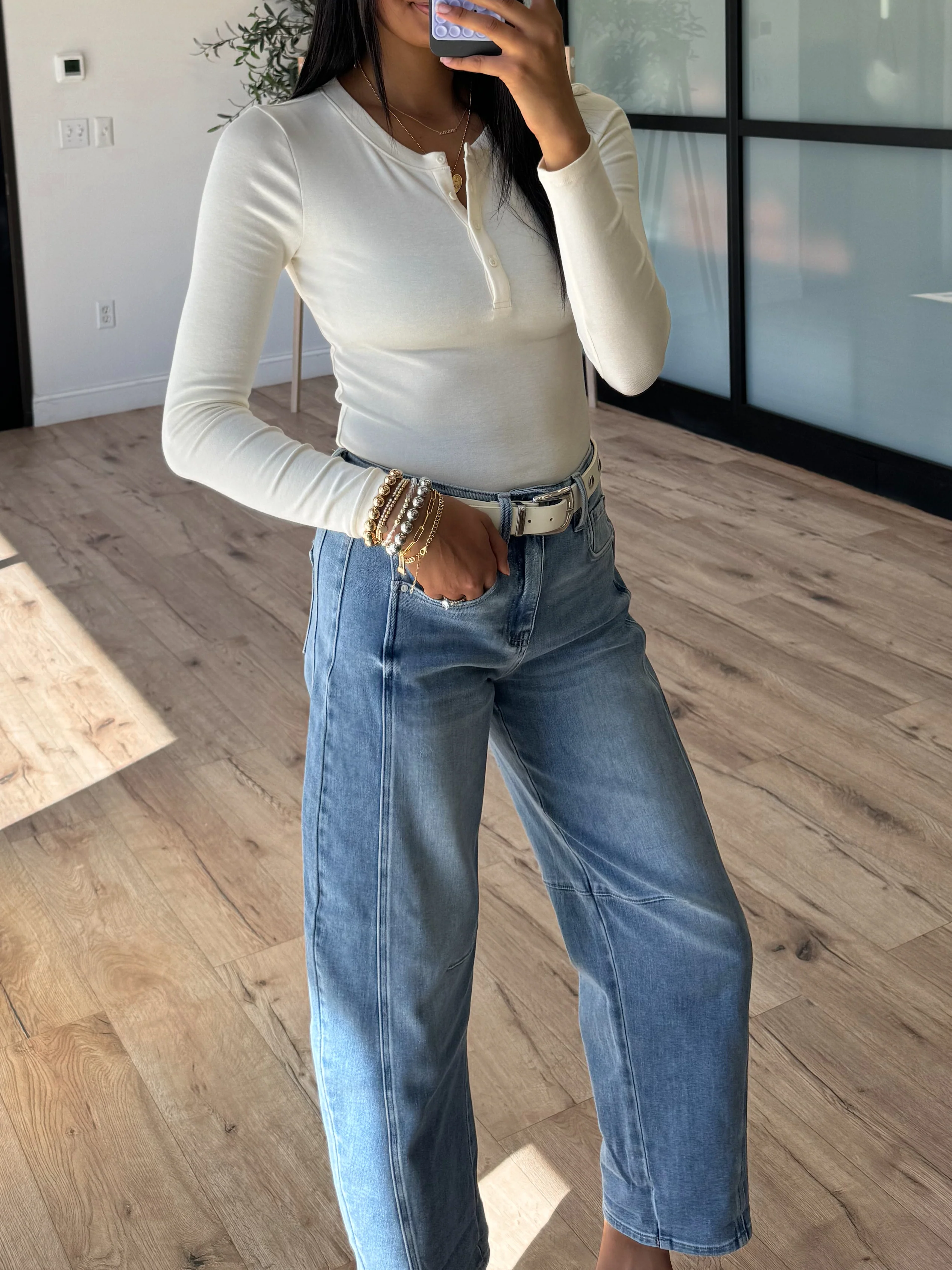 Maddox Barrel Jeans | +Plus Available - Image 10