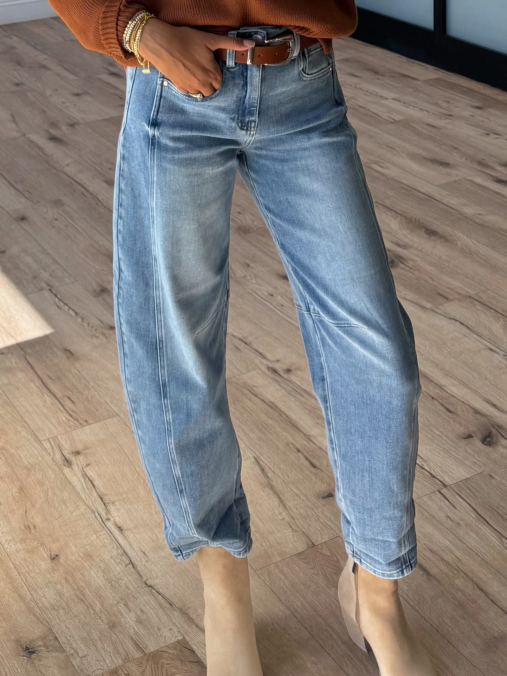 Maddox Barrel Jeans | +Plus Available - Image 3