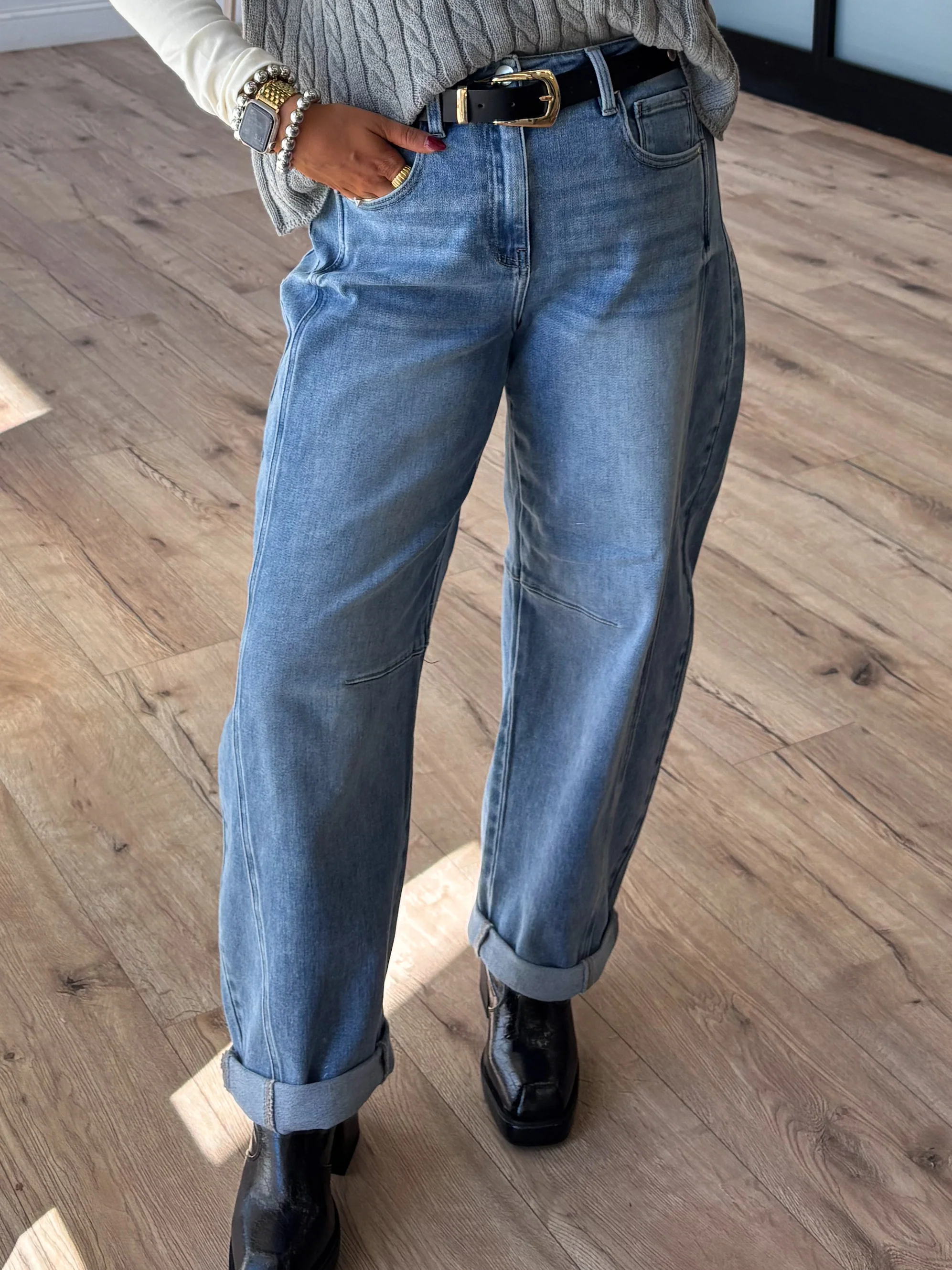 Maddox Barrel Jeans | +Plus Available - Image 7