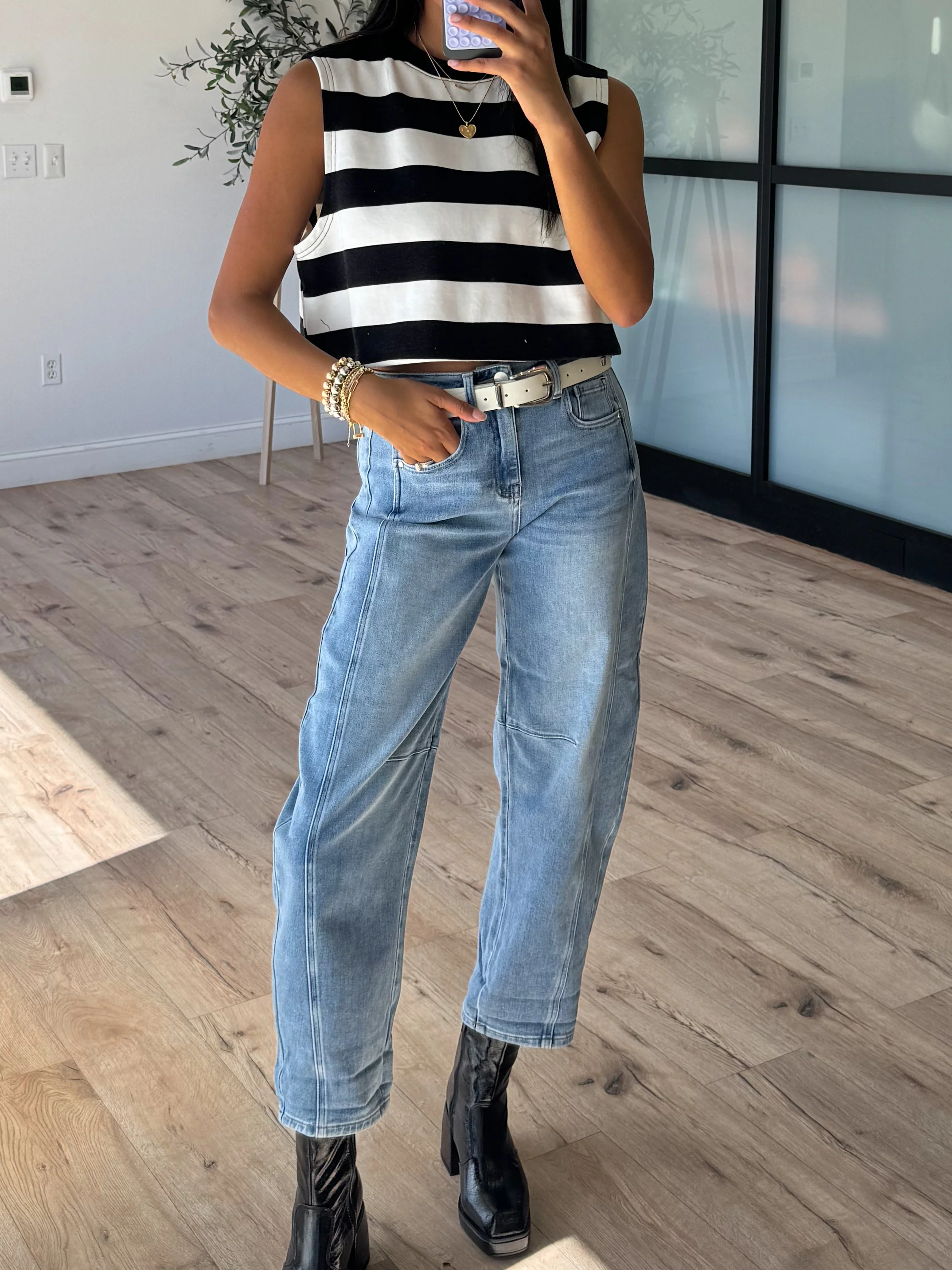 Maddox Barrel Jeans | +Plus Available - Image 8