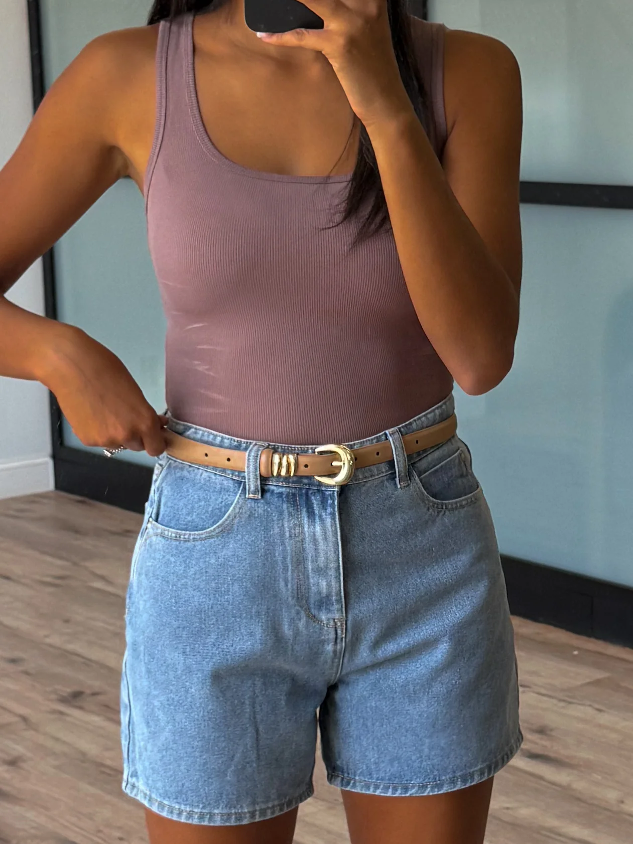 Base Ribbed Tank | Mocha | RESTOCK - Image 7