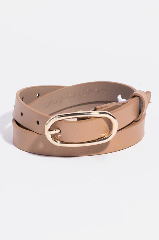 Beau Oval Buckle Belt | 3 Colors Available - Image 2