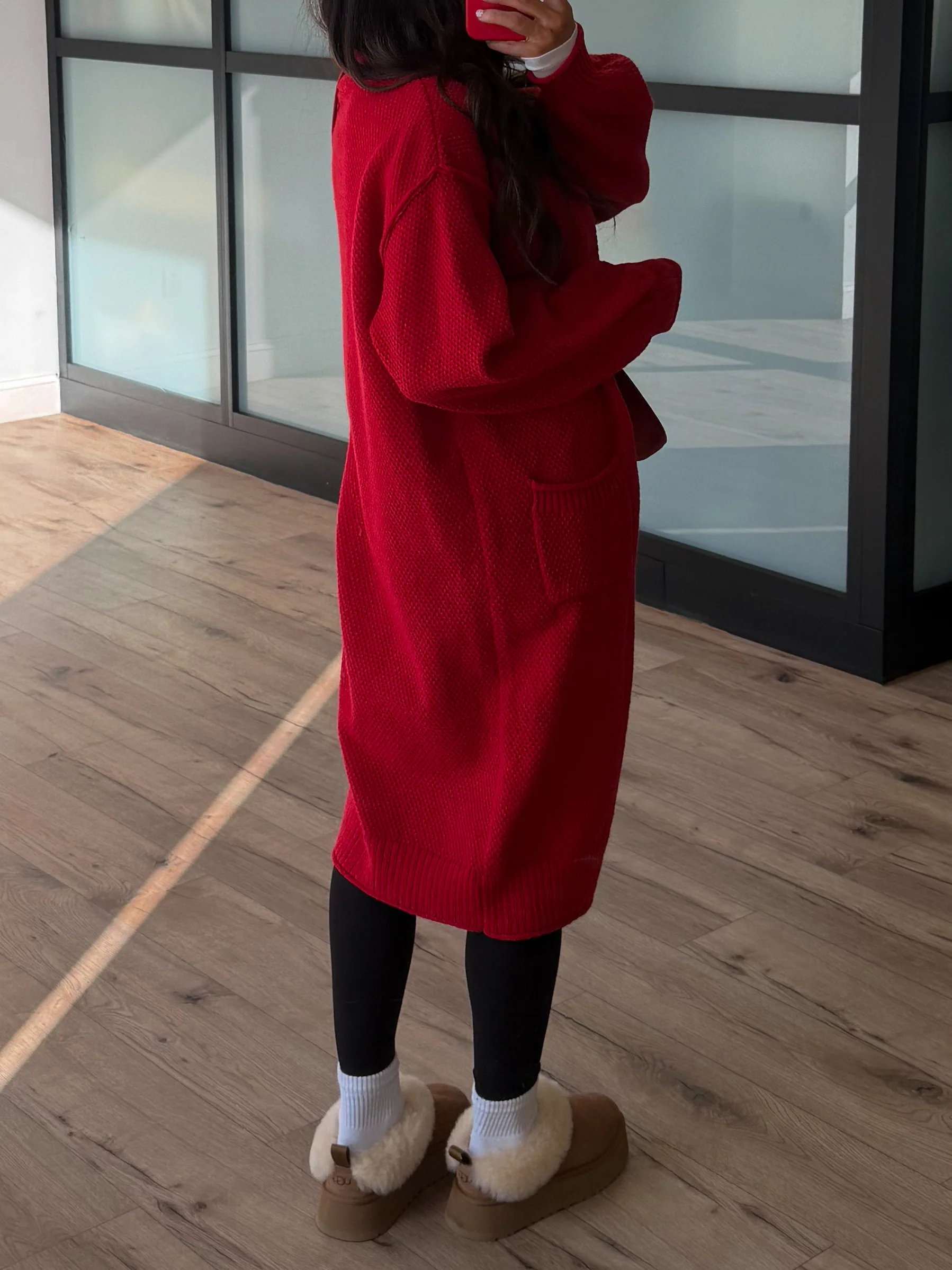 Cherry Longline Cardigan - Image 4