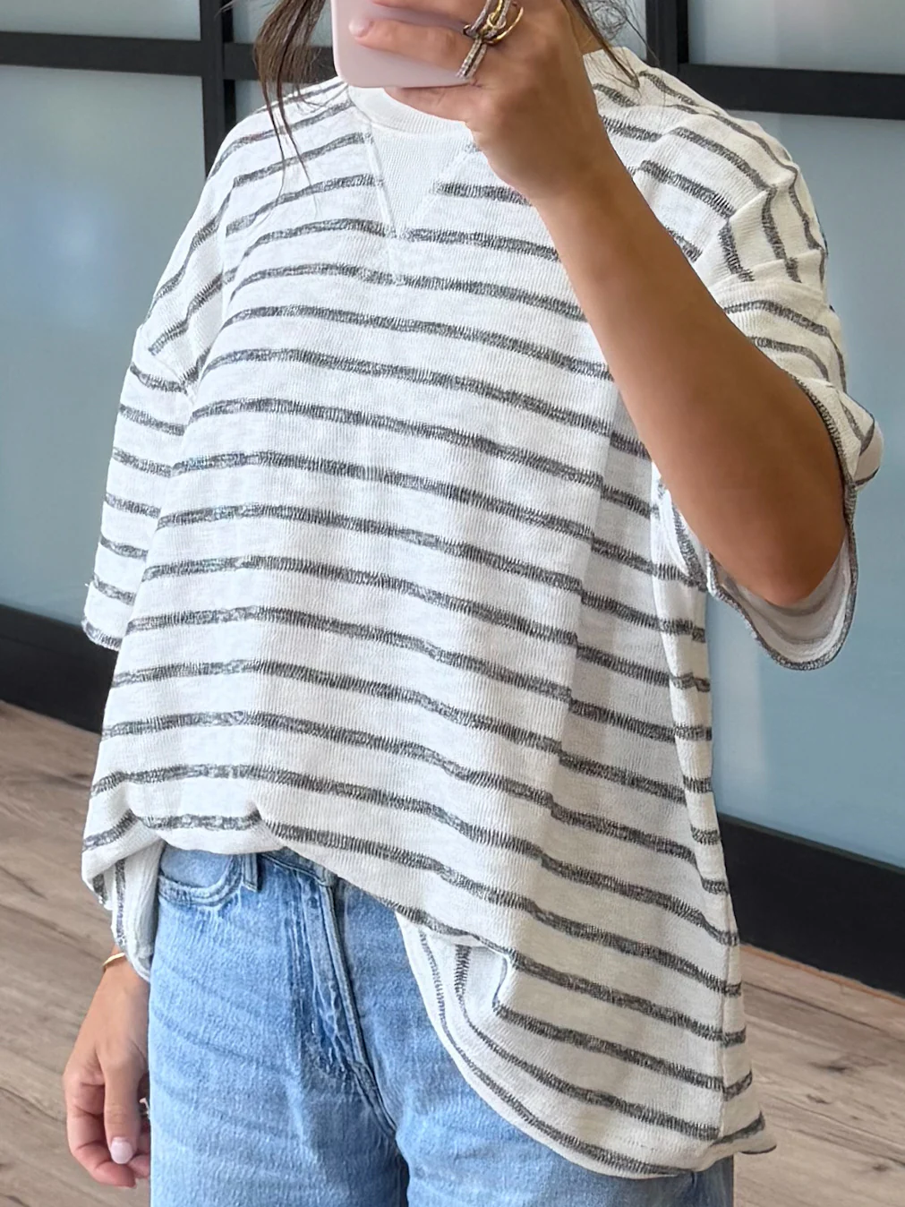 Boat Day Boyfriend Tee | Black - Image 2