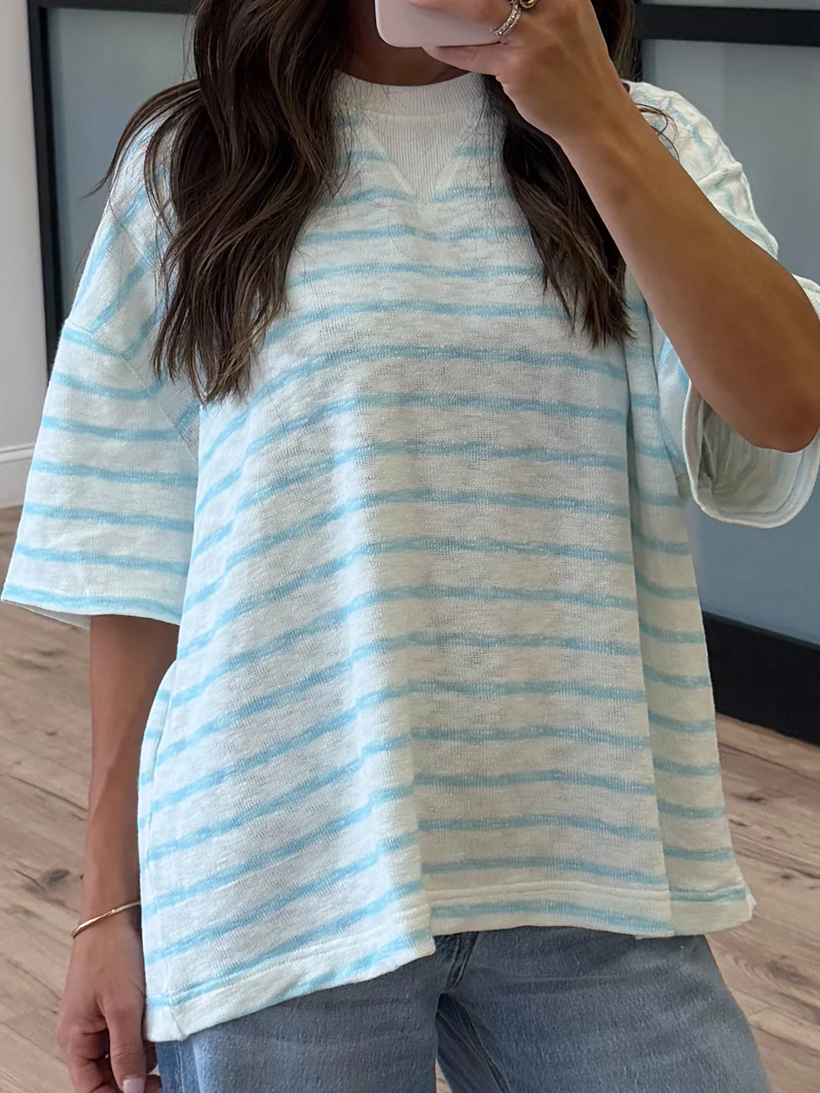 Boat Day Boyfriend Tee | Sky - Image 6