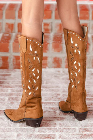 Bronco Western Boots | Brown Suede | FINAL SALE - Image 5