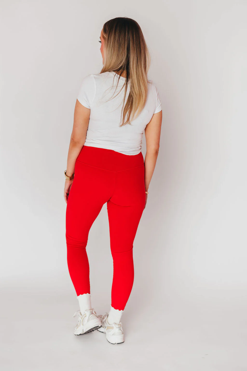 Butter Soft Leggings 2.0 | Red | +Plus Available | RESTOCK - Image 16