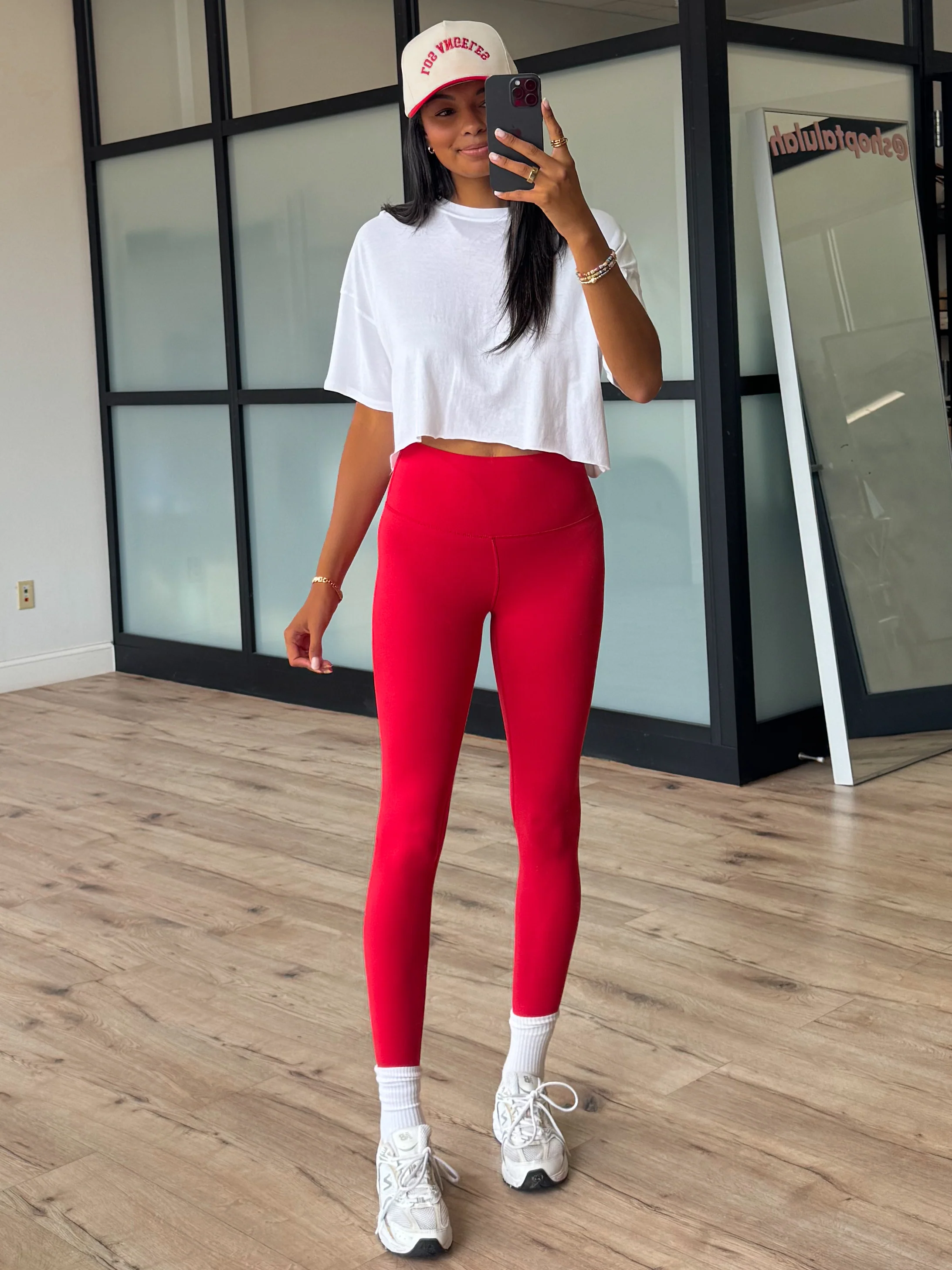 Butter Soft Leggings 2.0 | Red | +Plus Available | RESTOCK - Image 9