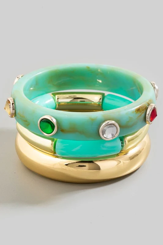 By The Sea Bangle Set | 3 Colors Available - Image 4