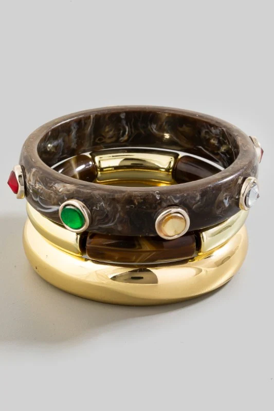 By The Sea Bangle Set | 3 Colors Available - Image 5