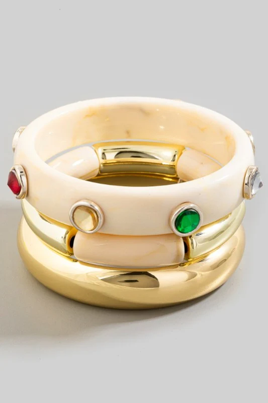 By The Sea Bangle Set | 3 Colors Available - Image 6