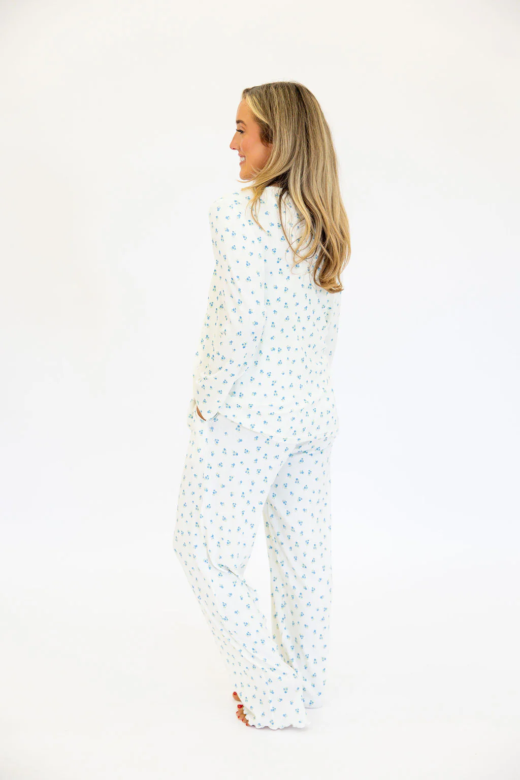 Bamboo Pointelle Women's Cardigan | Ivory | +Plus Available - Image 6