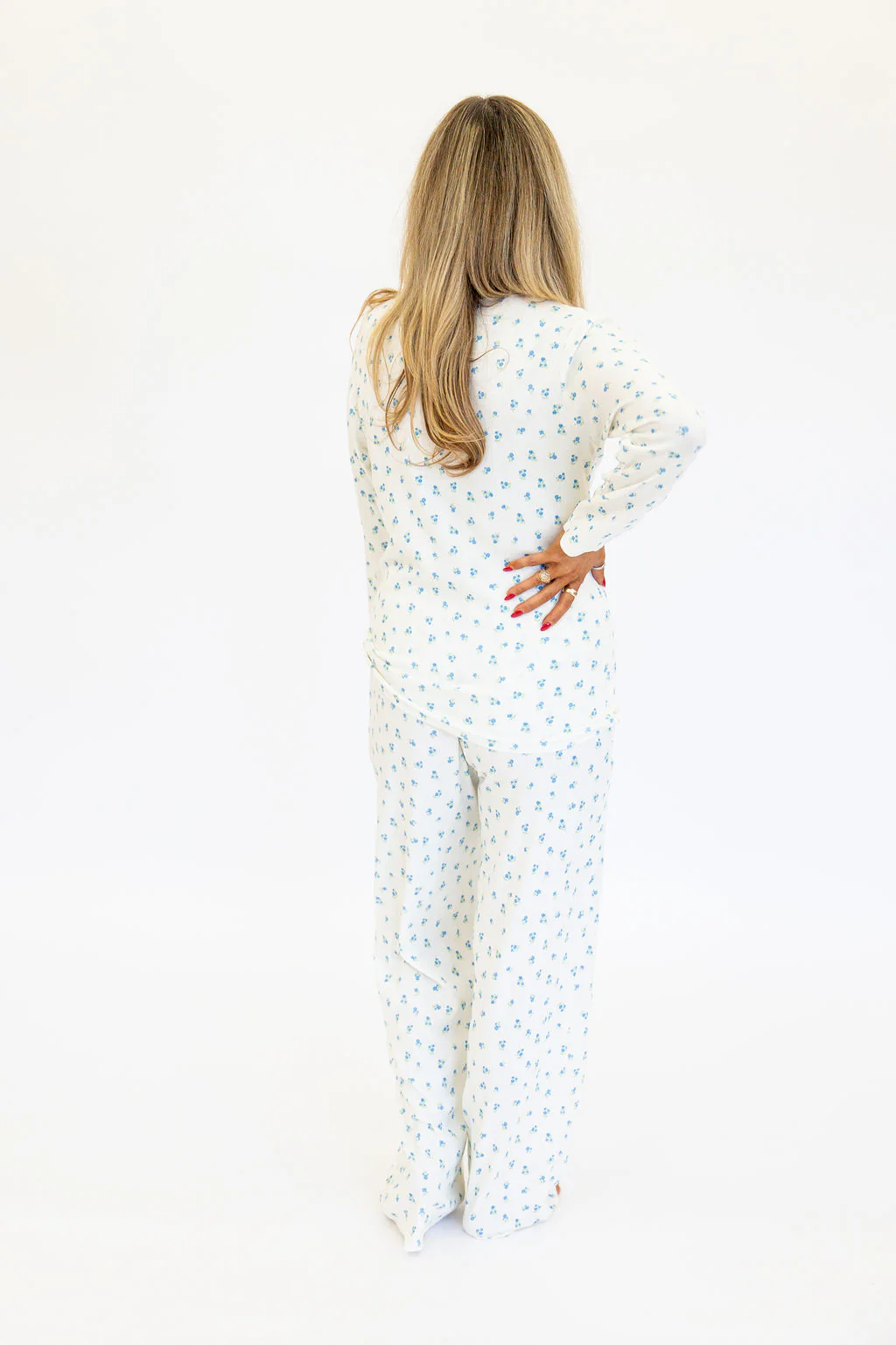 Bamboo Pointelle Women's Cardigan | Ivory | +Plus Available - Image 8