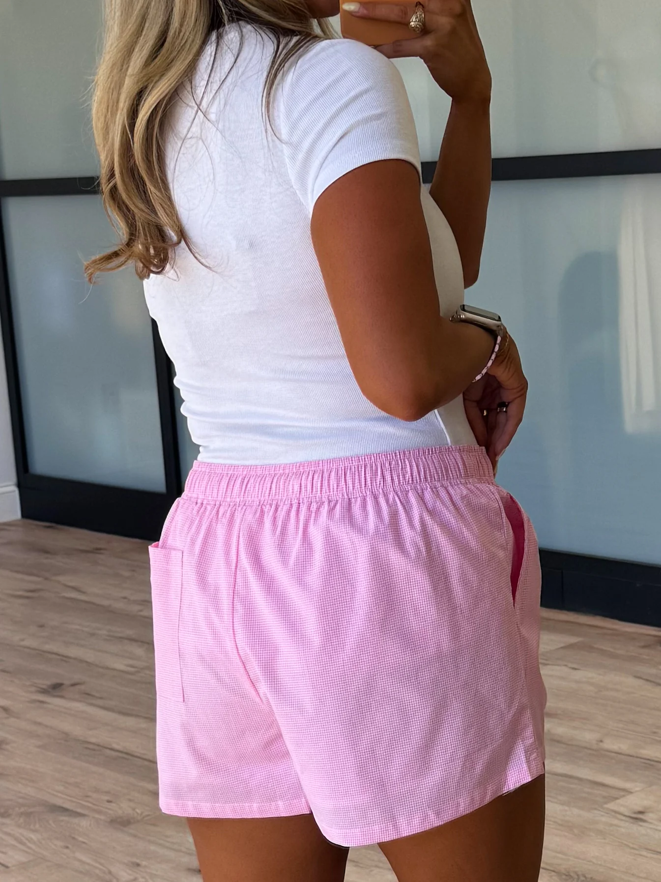 Drawstring Boxer Shorts | Pink - Image 3