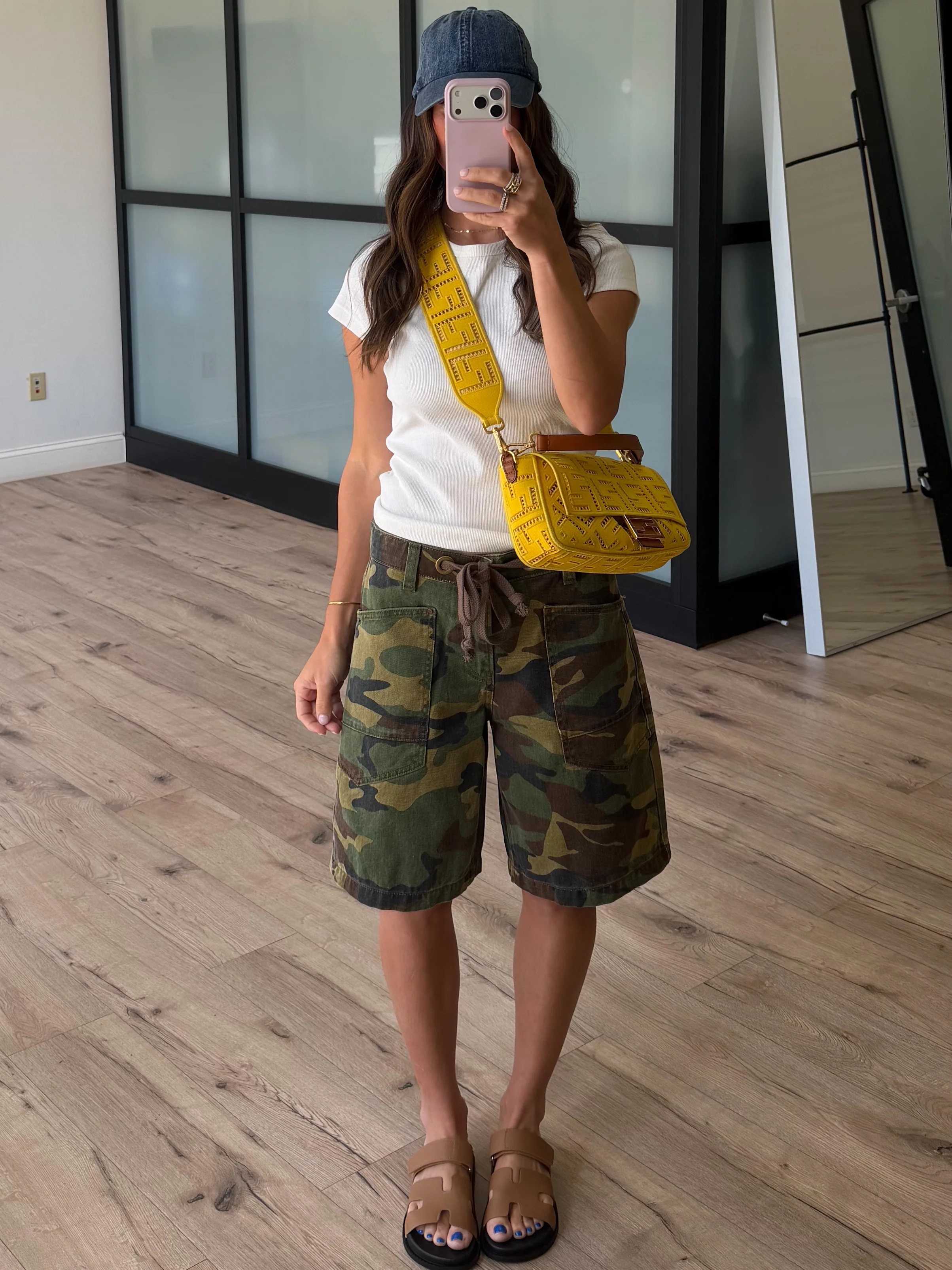 Combat Camo Drawstring Shorts | +Plus Available - Image 2