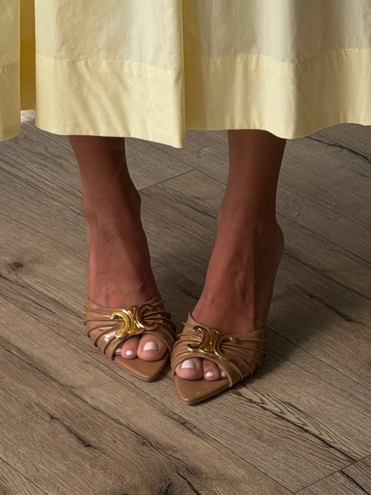 Cassida Open Toe Heels - Image 5