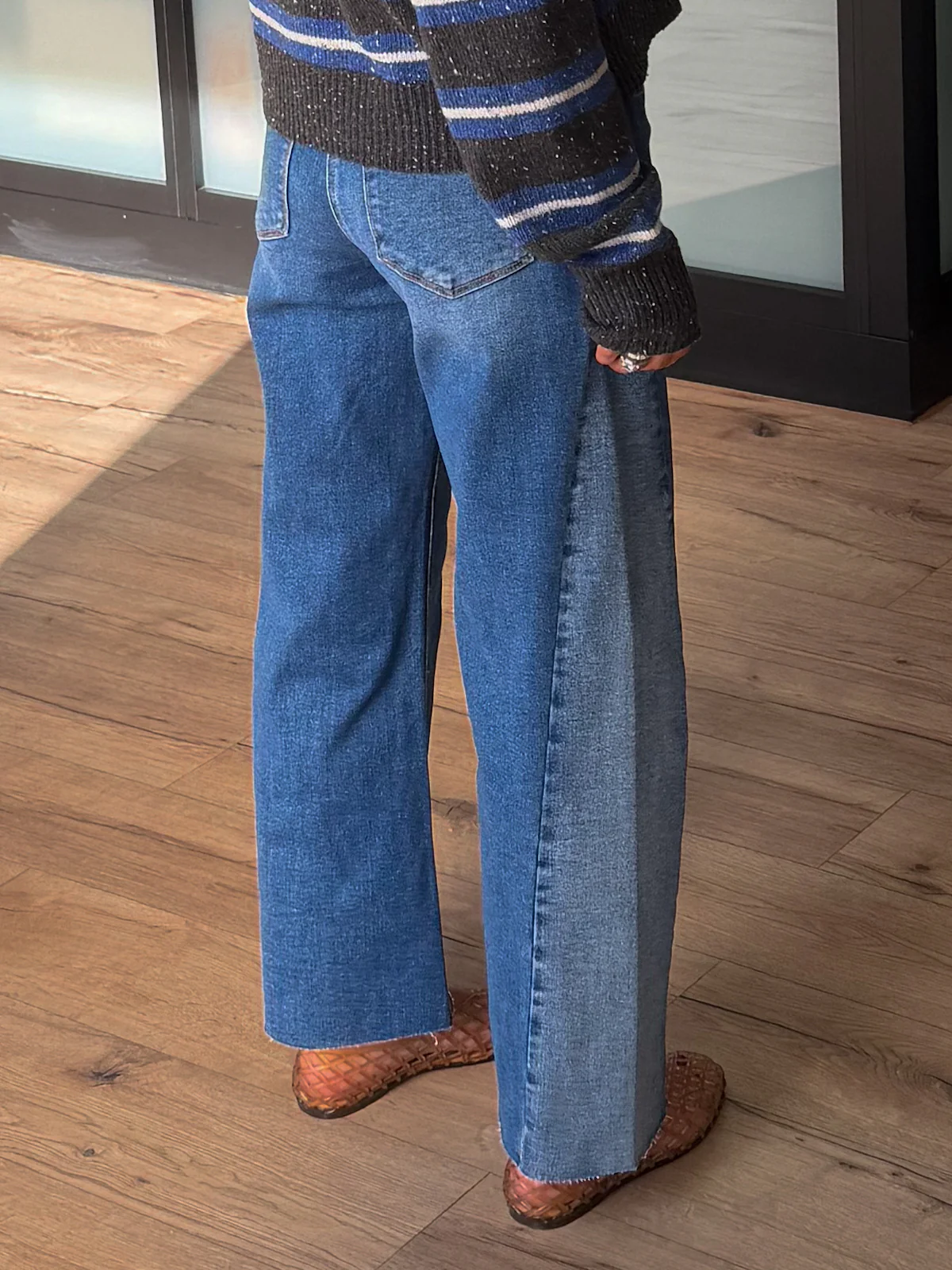 Daze Out Contrast Wide-Leg Jeans | +Plus Available - Image 2
