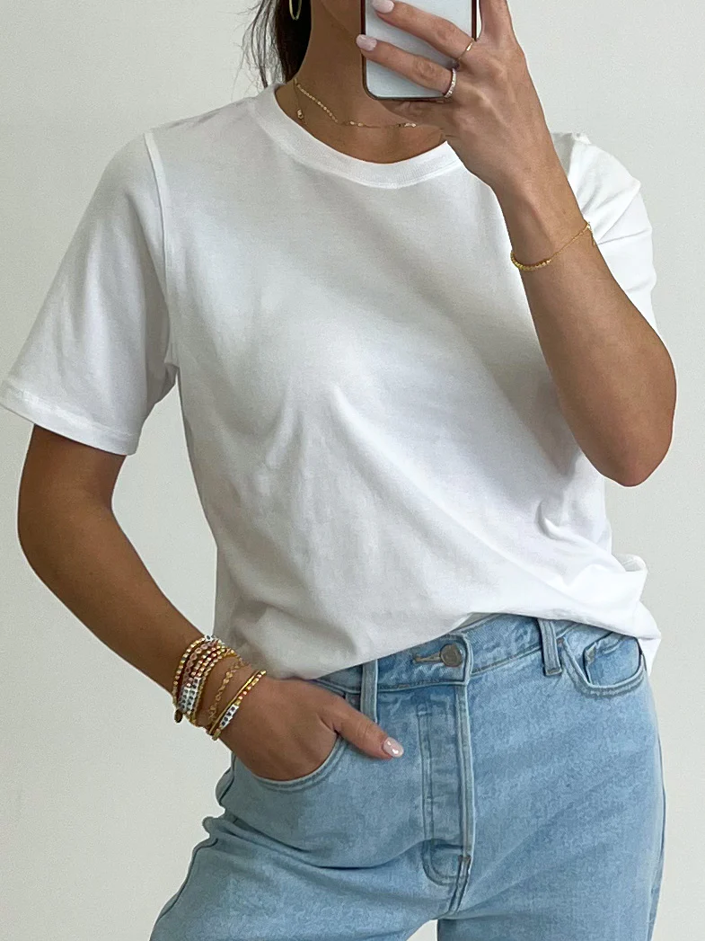 Double Time Tee | White | RESTOCK - Image 11