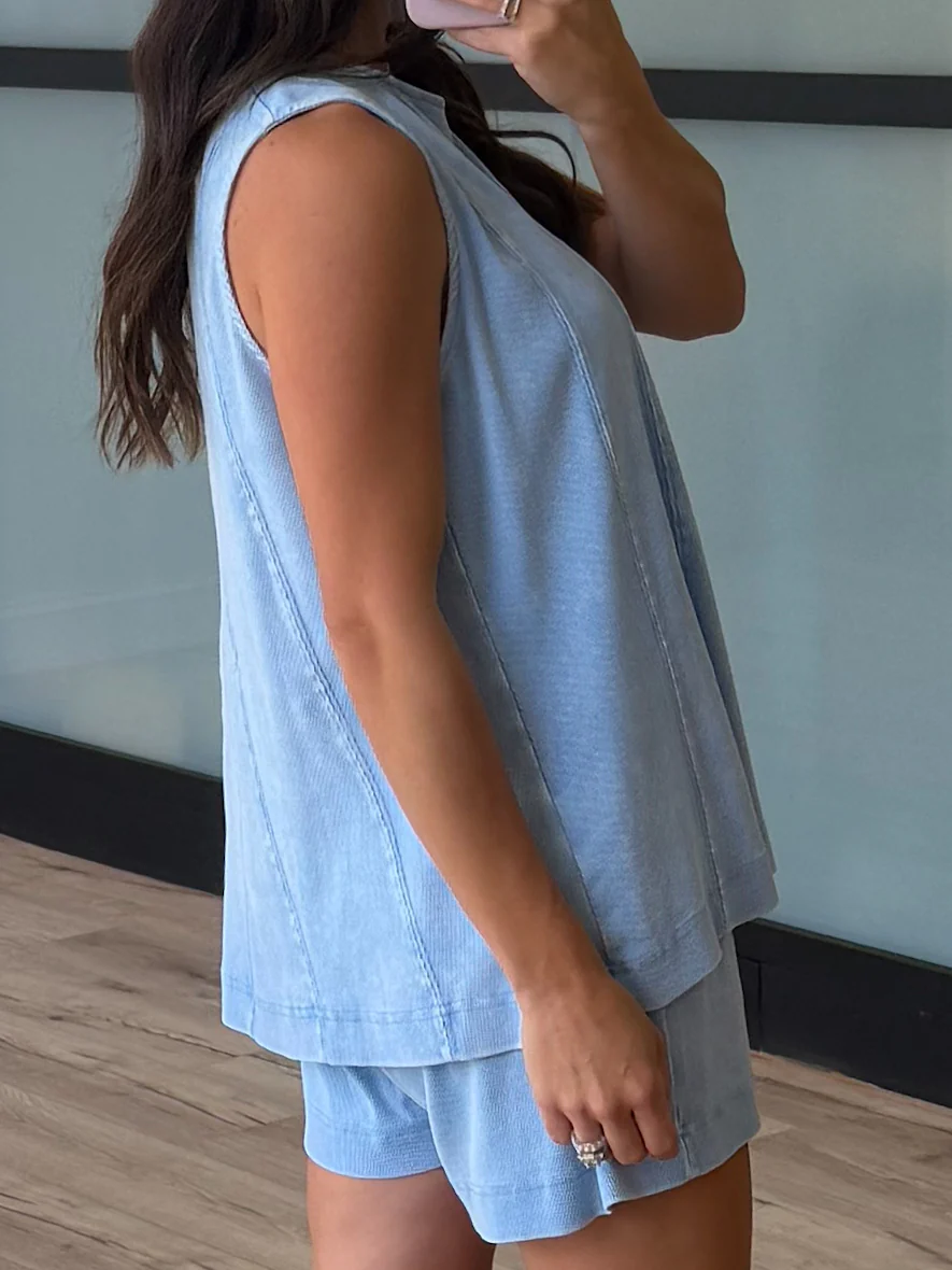 Drift Two Piece Set | Sky Blue - Image 3