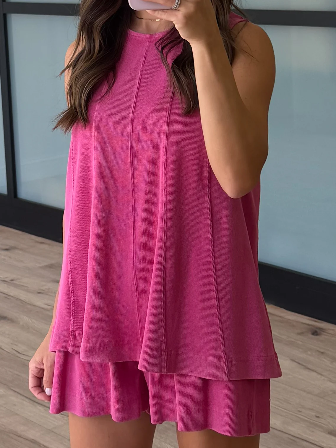 Drift Two Piece Set | Raspberry - Image 2