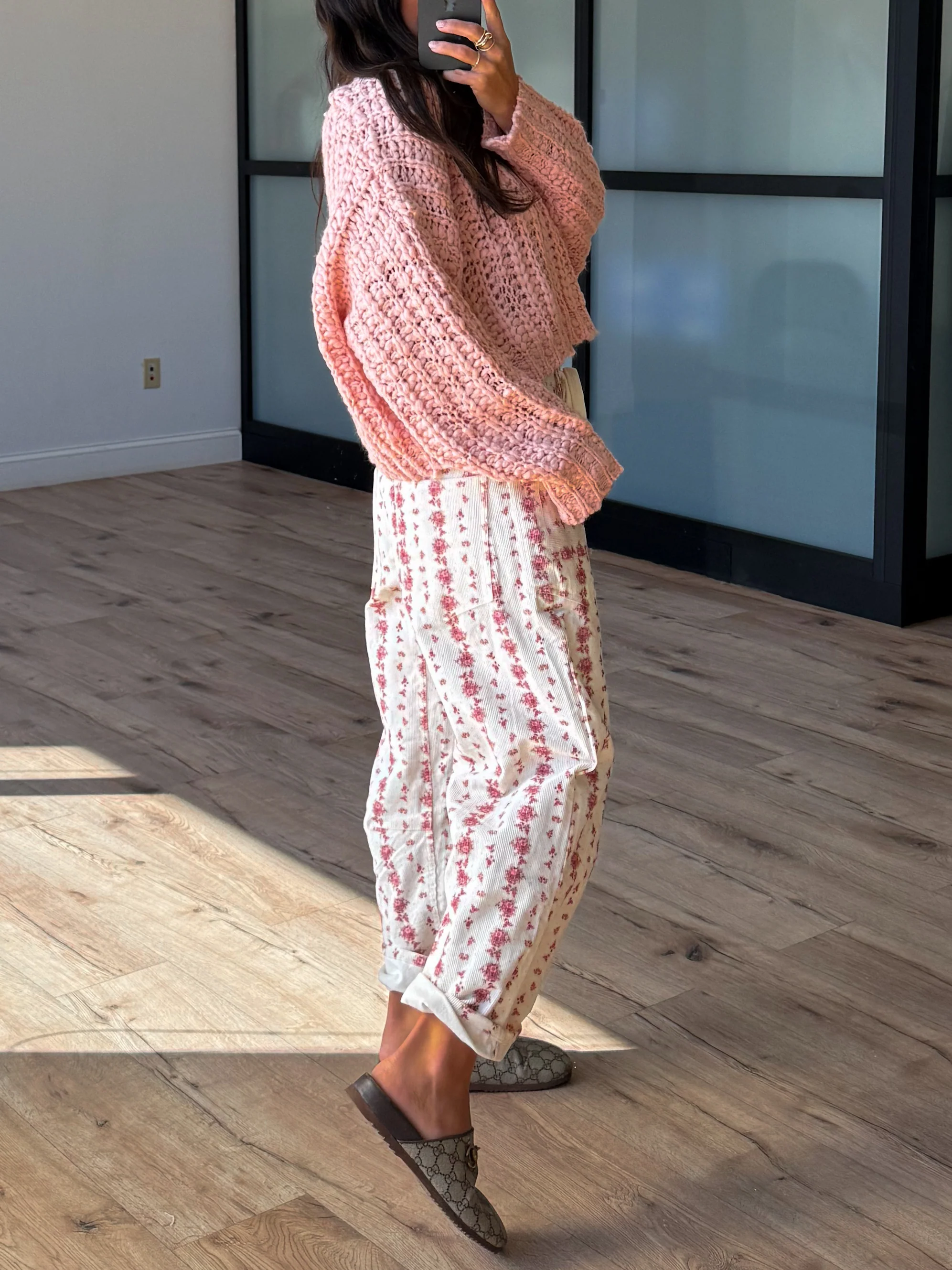Dylan Chunky Knit Sweater | Blush - Image 5