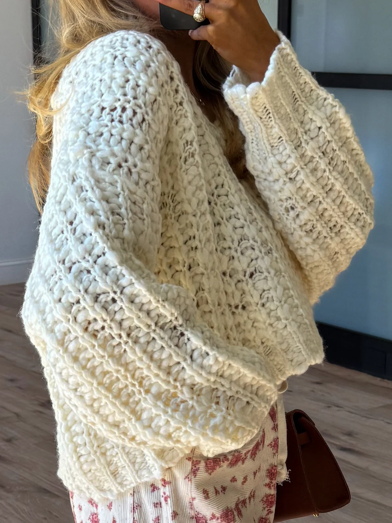 Dylan Chunky Knit Sweater | Ivory - Image 3