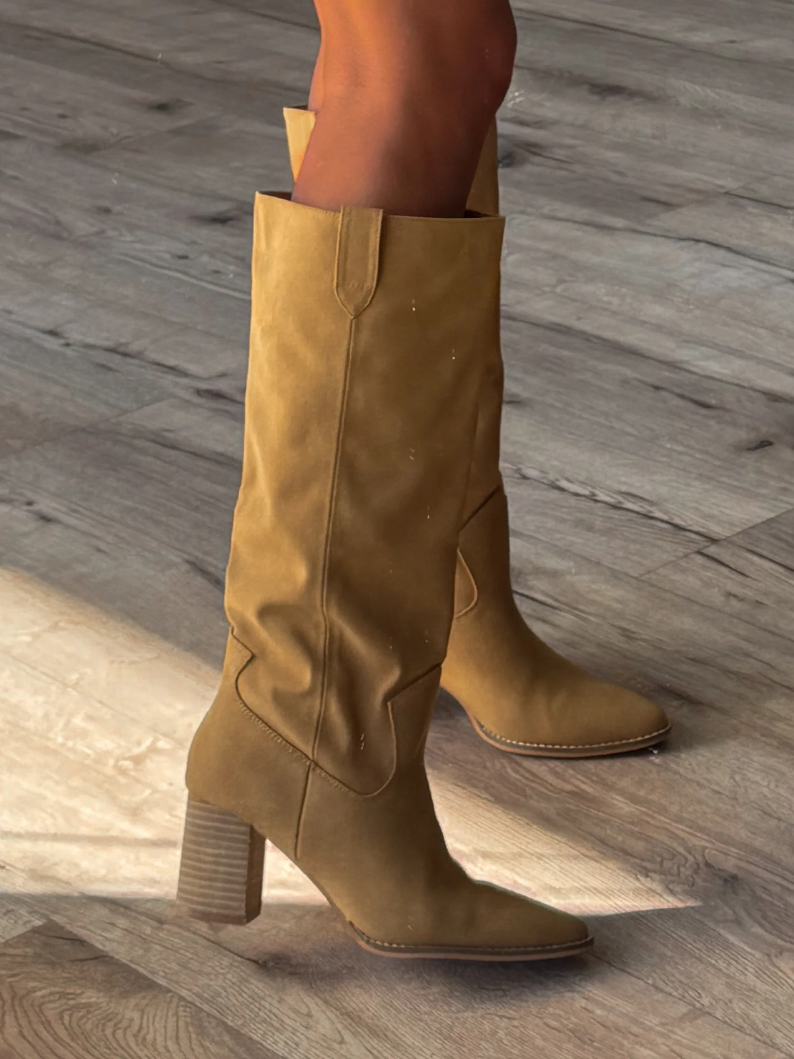 Eastwick Mid-Knee Boot | Camel - Image 4