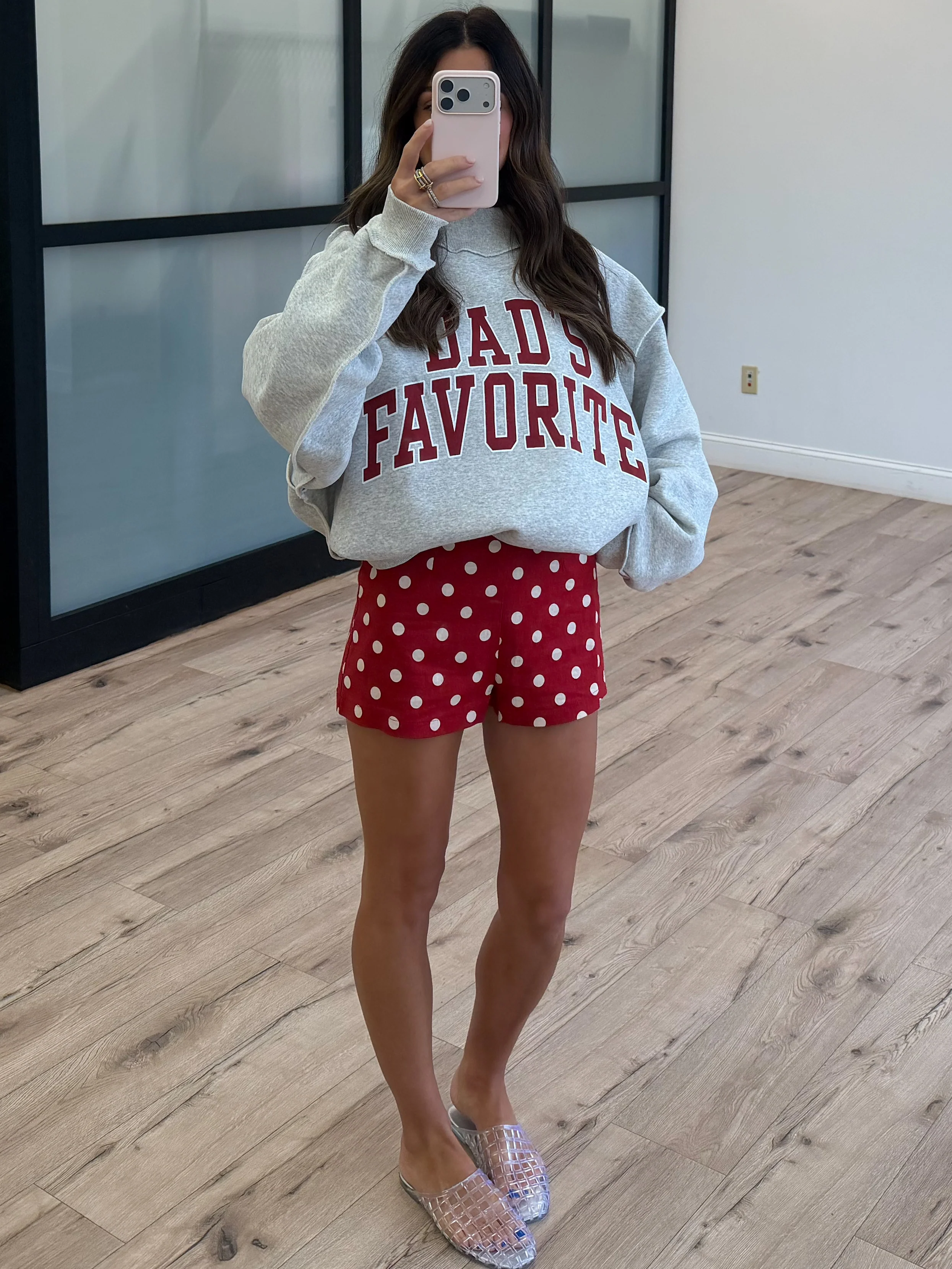 "FAVORITE" Mock Neck Sweatshirt - Image 5