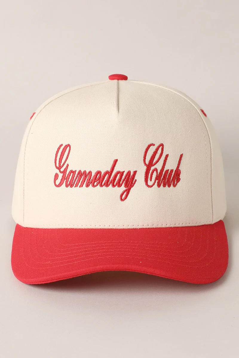 Canvas Cap | "Gameday Club" | 3 Colors Available | FINAL SALE - Image 4