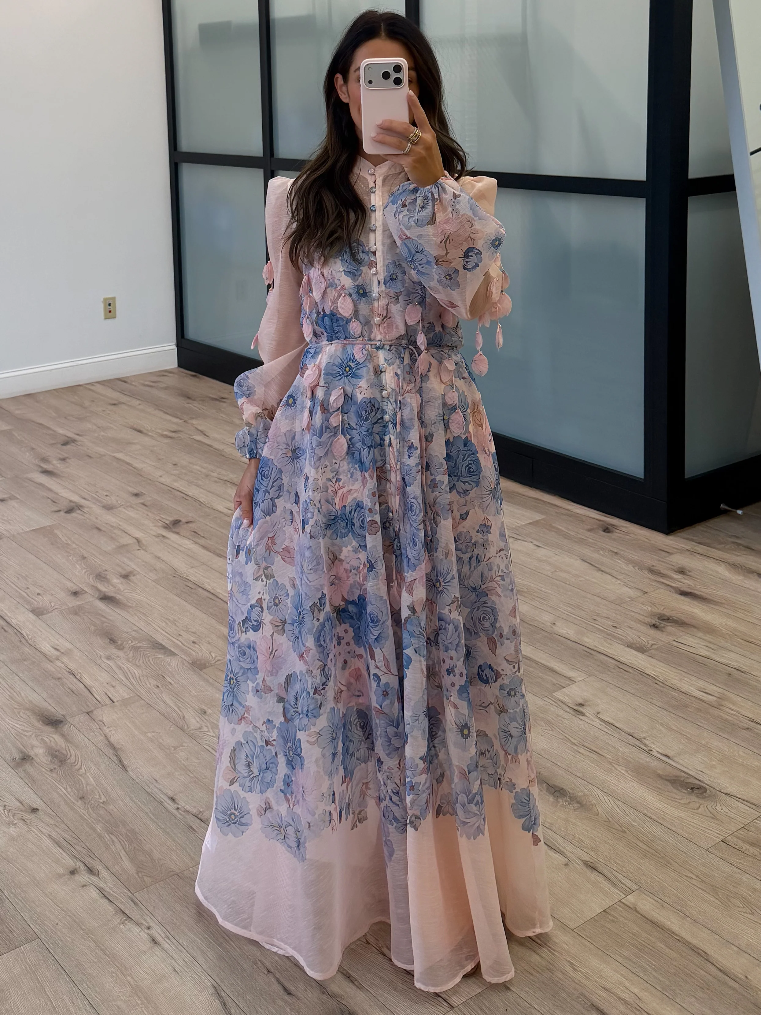 Rose Ceil Floral Maxi Dress - Image 2