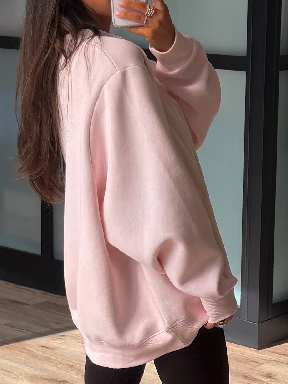 "ILYSM" Mock Neck Sweatshirt | +Plus Available - Image 5