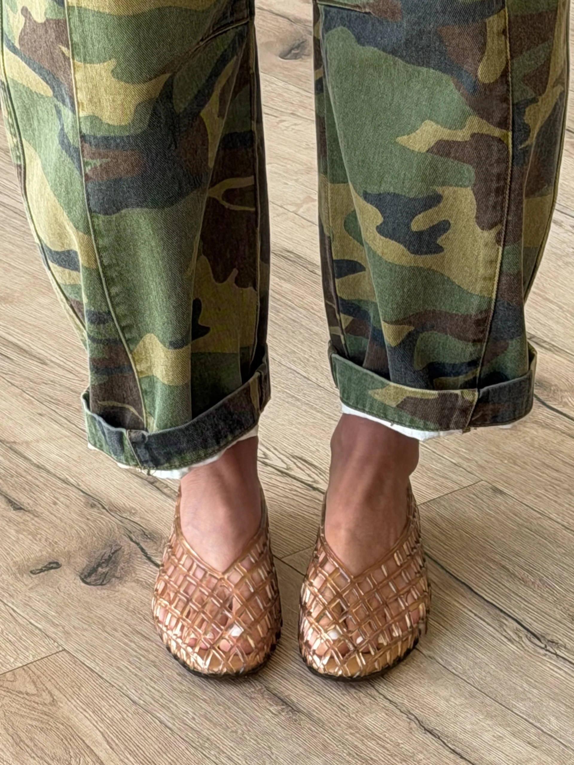 Jelly Mesh Ballet Flats | Natural | RESTOCK - Image 2