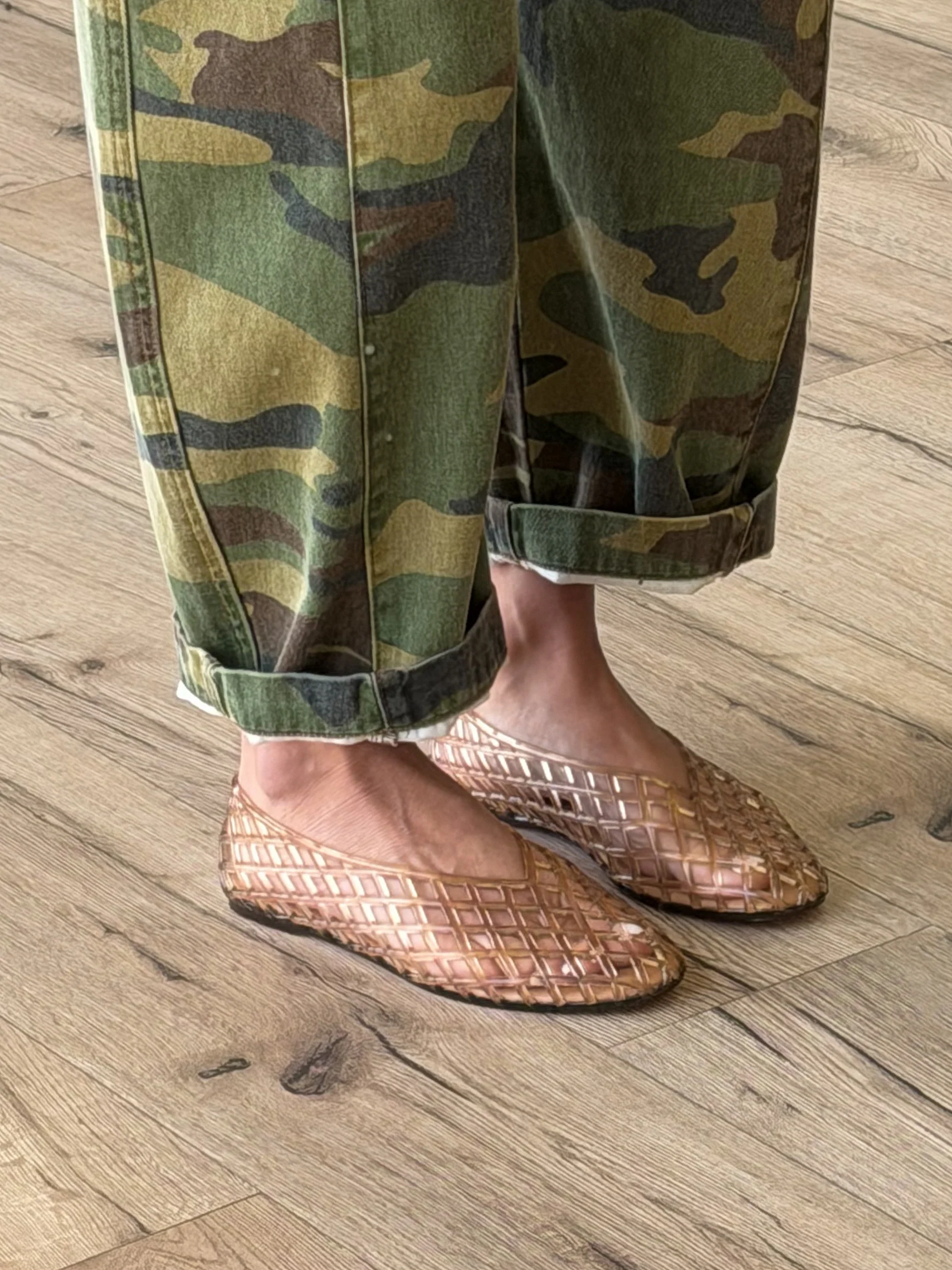 Jelly Mesh Ballet Flats | Natural | RESTOCK - Image 5