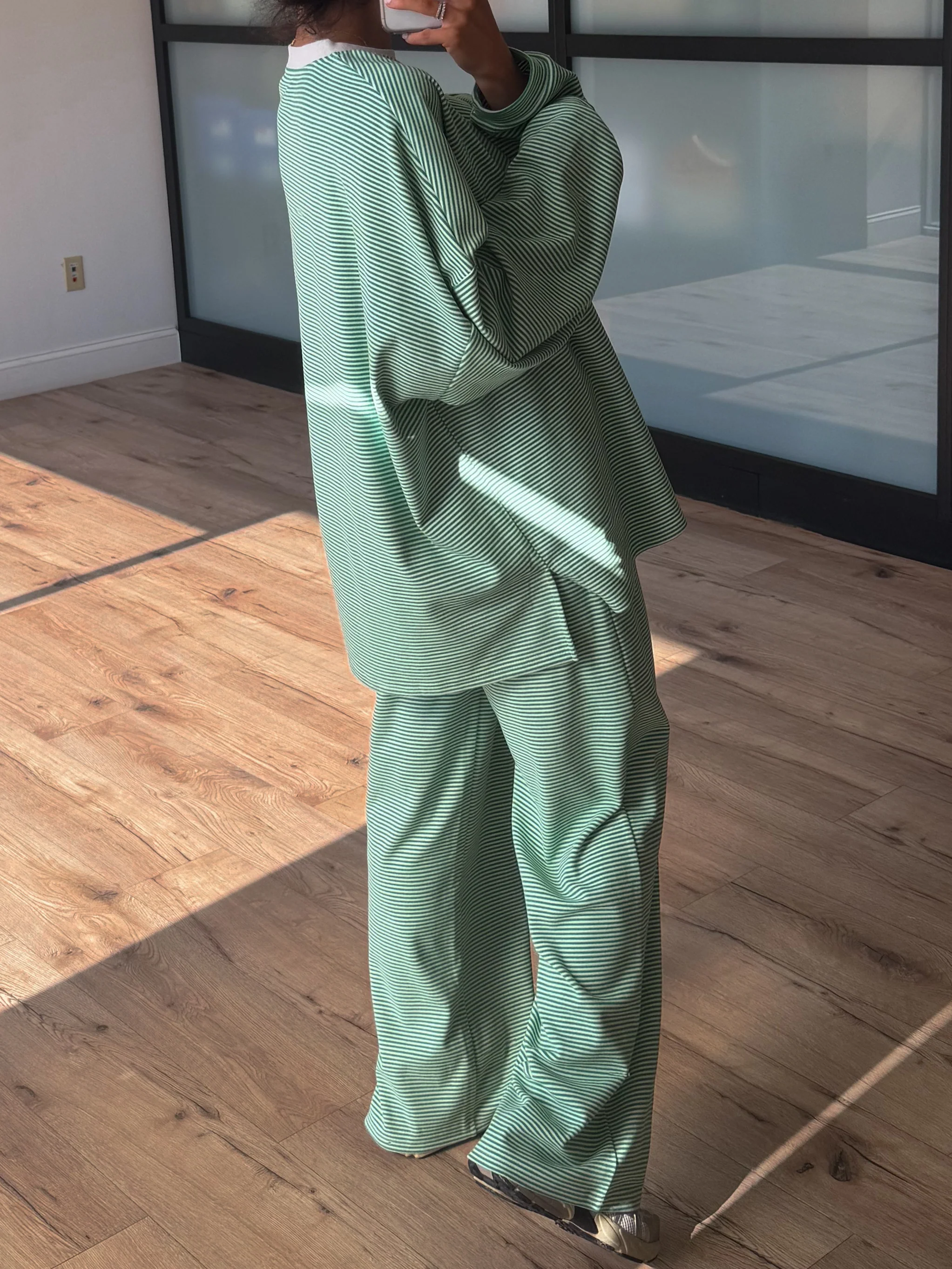 Just Lounging Knit Pullover | Jade | RESTOCK - Image 4