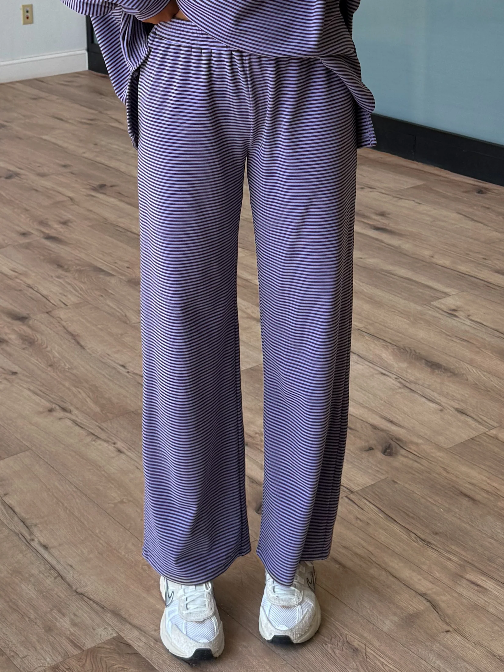 Just Lounging Brush Knit Pants | Lavender Mocha | RESTOCK - Image 8