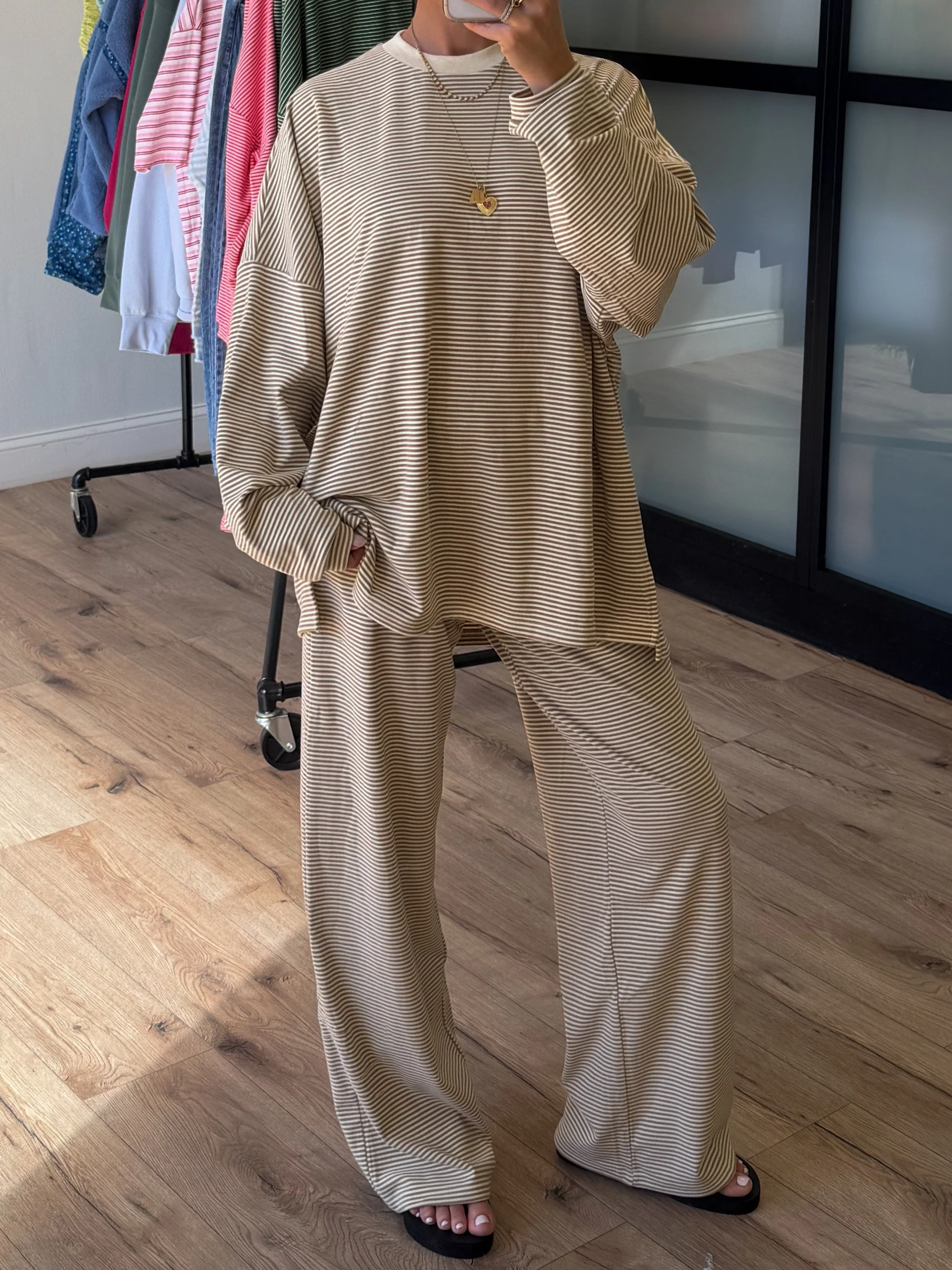 Just Lounging Knit Pullover | Natural | RESTOCK - Image 3