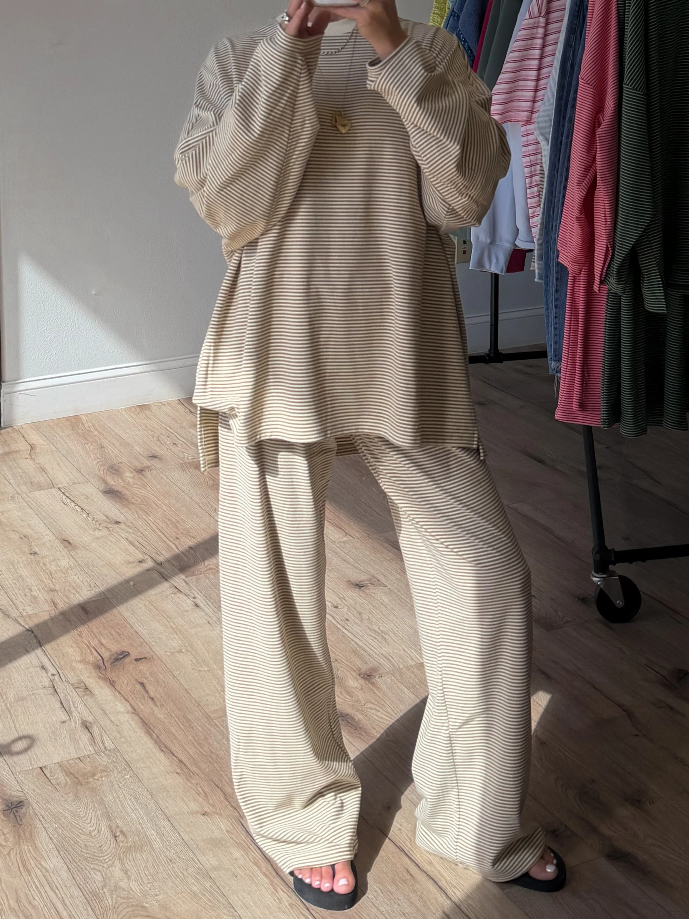 Just Lounging Knit Pullover | Natural | RESTOCK - Image 5